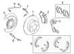 Diagram for Mercedes-Benz G550 Brake Pad Set - 463-420-56-00