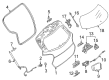 Diagram for Mercedes-Benz GLA250 Weather Strip - 156-740-01-78