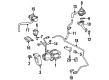 Diagram for Mercedes-Benz E300 Secondary Air Injection Check Valve - 000-140-78-60