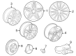 Diagram for 2024 Mercedes-Benz GLE63 AMG S Wheel Bearing Dust Cap - 000-400-38-00-7756