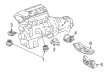 Diagram for 1997 Mercedes-Benz E420 Engine Mount - 210-242-08-01