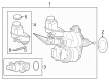 Diagram for 2023 Mercedes-Benz EQS 450+ SUV Brake Booster - 296-900-65-08