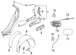 Diagram for Mercedes-Benz C350 Fuel Door Release Cable - 204-899-00-50