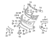 Diagram for 2007 Mercedes-Benz ML320 Bumper - 164-885-43-25-9999