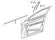 Diagram for 2016 Mercedes-Benz GLA45 AMG Door Moldings - 156-725-03-82-28