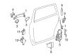 Diagram for 2012 Mercedes-Benz GL450 Door Hinge - 251-730-05-37