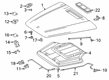 Diagram for 2022 Mercedes-Benz G550 Hood Release Cable - 463-880-54-00