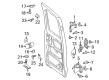 Diagram for 2023 Mercedes-Benz EQS 450 SUV Door Screws - 000-990-61-37