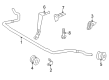 Diagram for Mercedes-Benz CLK55 AMG Sway Bar - 202-323-50-65