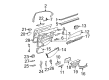 Diagram for 2007 Mercedes-Benz E350 Weather Strip - 211-735-01-65