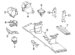 Diagram for 2014 Mercedes-Benz Sprinter 2500 Engine Mount - 651-223-08-41