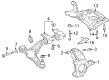 Diagram for 2016 Mercedes-Benz B250e Control Arm Bolt - 000-990-66-11