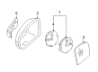 Diagram for 2008 Mercedes-Benz GL450 Mirror Cover - 164-810-03-64-9197