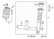 Diagram for 2018 Mercedes-Benz E400 Shock And Strut Mount - 213-326-51-00