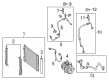 Diagram for 2017 Mercedes-Benz GLA250 A/C Hose - 246-830-04-02