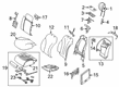 Diagram for Mercedes-Benz S560e Seat Heater Pad - 222-906-84-01