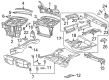 Diagram for 1992 Mercedes-Benz 300SL Battery Hold Downs - 129-895-00-70