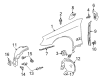 Diagram for 2003 Mercedes-Benz E55 AMG Fender Splash Shield - 211-698-02-30