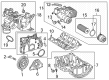 Diagram for 2016 Mercedes-Benz Sprinter 3500 Oil Filter Gasket - 007603-012102