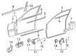 Diagram for Mercedes-Benz C230 Mirror Cover - 210-811-02-60-9999