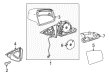 Diagram for 2013 Mercedes-Benz CLS63 AMG Mirror Cover - 212-810-67-00-9963