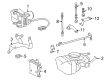 Diagram for Mercedes-Benz C280 Cruise Control Module - 202-545-43-32