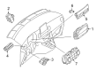 Diagram for Mercedes-Benz Metris A/C Switch - 447-900-51-15