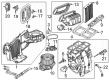 Diagram for 2021 Mercedes-Benz CLA45 AMG A/C Switch - 247-905-68-03