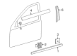 Diagram for 2006 Mercedes-Benz C350 Door Moldings - 203-690-22-62-9999