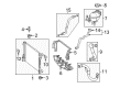 Diagram for 2014 Mercedes-Benz E400 Coolant Reservoir - 204-500-08-49