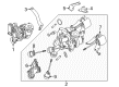 Diagram for 2014 Mercedes-Benz E250 Turbocharger - 651-090-61-80-88