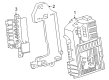 Diagram for Mercedes-Benz S580e Fuse Box - 223-540-30-15