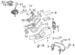 Diagram for 2004 Mercedes-Benz G55 AMG Cup Holder - 463-683-12-91