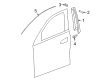 Diagram for 2019 Mercedes-Benz GLE63 AMG S Door Moldings - 292-725-01-82