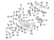 Diagram for Mercedes-Benz SLK350 Bumper - 171-885-14-25-9999