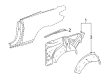 Diagram for 2017 Mercedes-Benz E550 Fender Splash Shield - 207-637-02-76