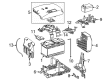 Diagram for Mercedes-Benz GLA35 AMG Battery Trays - 177-620-47-01