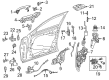 Diagram for 2016 Mercedes-Benz GLE450 AMG Door Lock Cylinder - 099-760-95-00