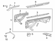 Diagram for Mercedes-Benz G550 Fender Splash Shield - 463-620-87-00