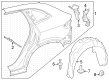 Diagram for 2023 Mercedes-Benz EQE 500 SUV Fender Splash Shield - 294-680-69-03