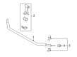 Diagram for 2005 Mercedes-Benz ML350 Axle Beam Mount - 163-320-01-44