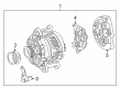 Diagram for 2006 Mercedes-Benz CLS55 AMG Alternator Bracket - 113-203-01-40