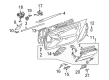 Diagram for 2008 Mercedes-Benz SL600 Weather Strip - 230-725-01-65