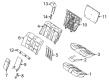 Diagram for 2013 Mercedes-Benz E400 Seat Cushion Pad - 212-920-65-19-9D88