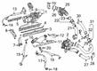 Diagram for Mercedes-Benz CLA45 AMG Catalytic Converter Gasket - 256-142-03-80