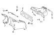 Diagram for Mercedes-Benz GLA45 AMG Exhaust Hanger - 139-010-35-00