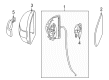 Diagram for 2006 Mercedes-Benz R500 Side View Mirrors - 251-810-01-93