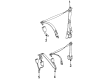 Diagram for Mercedes-Benz 190E Seat Belt - 201-860-31-85