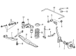 Diagram for 1991 Mercedes-Benz 560SEC Sway Bar Bushing - 126-323-01-85-64