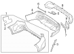 Diagram for 2023 Mercedes-Benz EQS 450 SUV Bumper Reflector - 192-820-01-00